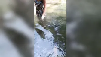 Indian Wife Sucking Dick Outdoors Risky Public Blowjob Caught