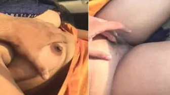 Bhabhi Getting Naked In Backseat Ready To Fuck In Parked Car