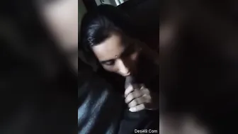 Sexy Indian Teen Girl Sucking His Dick Till He Finishes Hard