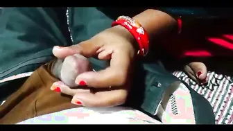 Desi Bhabhi Getting Fucked Hard After Sucking Him Off Properly