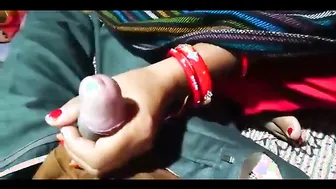 Desi Bhabhi Getting Fucked Hard After Sucking Him Off Properly
