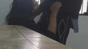 GF Sucking Her Boyfriend Cock Till He Cums In Mouth