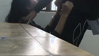 GF Sucking Her Boyfriend Cock Till He Cums In Mouth