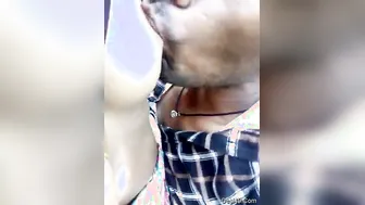 Indian GF Riding Boyfriend Outdoors Moaning Loud And Clear