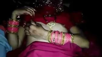 Newly Married Wife Getting Fucked Wearing Her Saree