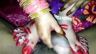 Newly Married Wife Getting Fucked Wearing Her Saree