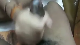 Married Housewife Stroking Neighbor's Cock At Her Home Alone