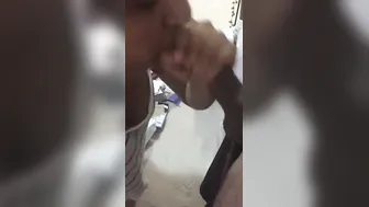 Young College Girl Cleaning His Cock After Getting Pounded