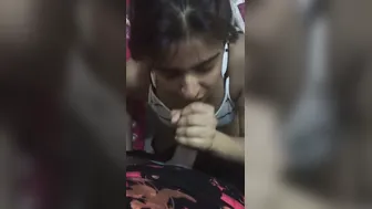 Young College Girl Cleaning His Cock After Getting Pounded