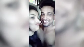 Lovers Kissing Passionately And Squeezing Boobs Before Fucking