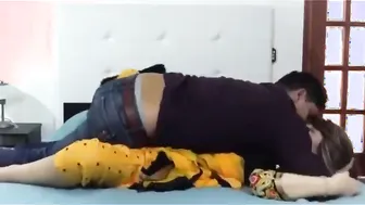 Young Desi Couple Making Out And Fucking On Their Bed At Home
