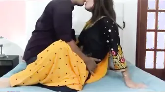 Young Desi Couple Making Out And Fucking On Their Bed At Home