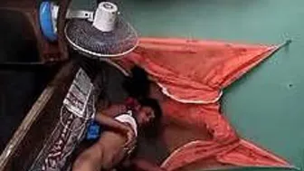 College Girl Taking Her Boyfriends Cock Deep In Hostel Room