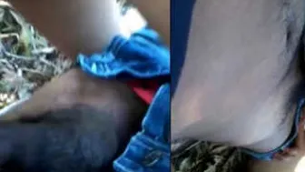 Sexy Couple Getting It On Outdoors Fucking Under The Open Sky