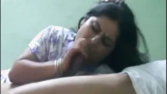 Indian GF Giving Blowjob Right After Getting Fucked