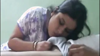 Indian GF Giving Blowjob Right After Getting Fucked