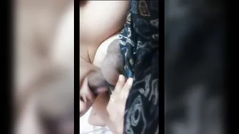 Bhabhi Sucking Nipples Giving Sloppy Blowjob Making Him Explode