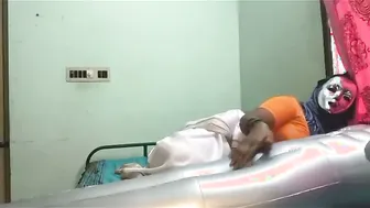 Tamil Aunty Pleasuring Herself With Toy Moaning Loud At Home