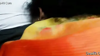 Married Woman On Her Knees Giving Her Husband A Blowjob