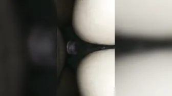 Hairy Pussy Wife Taking Covered Dick Deep Inside Her After Drinks