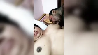 Horny GF Sucking His Dick After Getting Pounded Hard