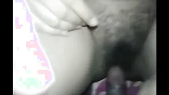 Hairy Pussy Wife Getting Filled And Dripping With His Hot Load