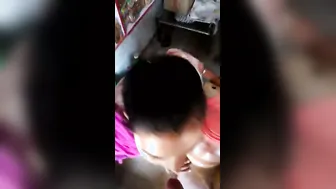 Naughty GF Sucking Cock In Risky Public Store Location