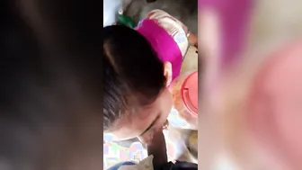 Naughty GF Sucking Cock In Risky Public Store Location