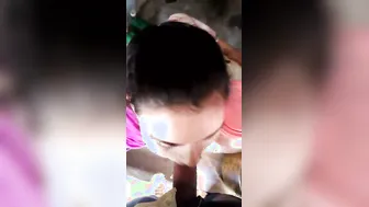 Naughty GF Sucking Cock In Risky Public Store Location