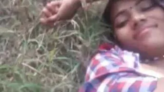 Fucking My Lover Outdoors In Risky Spot Moaning Loud Together