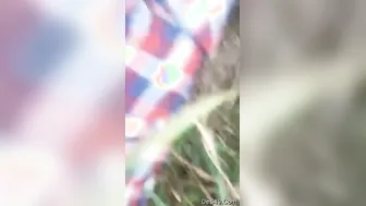 Fucking My Lover Outdoors In Risky Spot Moaning Loud Together