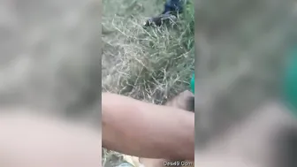 Fucking My Lover Outdoors In Risky Spot Moaning Loud Together