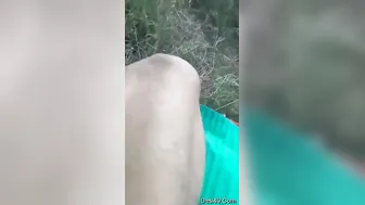 Fucking My Lover Outdoors In Risky Spot Moaning Loud Together