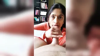 Nri Babe Swallowing Every Drop After Deepthroating His Shaft