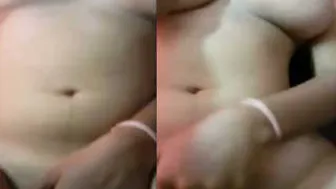 Horny Desi Wife Spreading Wide Playing With Her Wet Pussy Alone