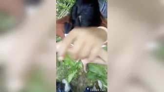 Village Girl Bent Over Outdoors Begging To Get Fucked Hard