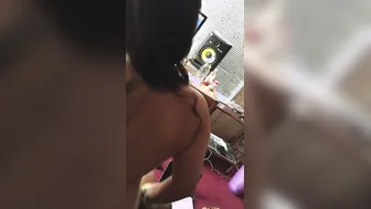 Horny GF Sucking And Riding His Thick Cock After Work