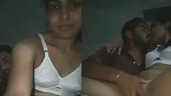 Young Desi Couple Fingering And Fucking In Private Bedroom