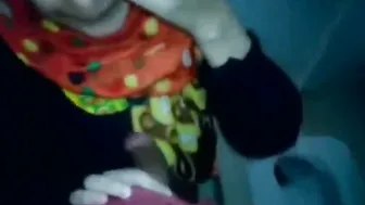 She Blows Her Boyfriend Quick In The Bathroom Before Dinner