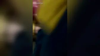 Aunty Taking It Doggy While Chatting On Phone With Husband