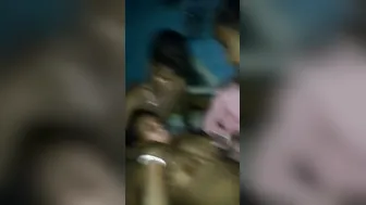 Three Guys Taking Turns Fucking Local Slut In Group Session