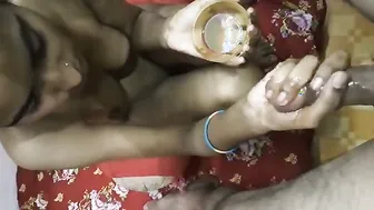 Young Desi GF Stroking And Teasing Till He Explodes Hard