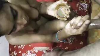 Young Desi GF Stroking And Teasing Till He Explodes Hard