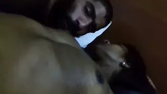 Morning Sex With GF Sucking Tits Then Fucking Hard