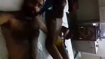 Morning Sex With GF Sucking Tits Then Fucking Hard