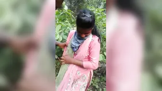 Village Slut Bent Over And Fucked Raw Outdoors In The Jungle