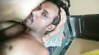 Desi Couple Getting Frisky Sucking Tits And Rubbing Her Pussy