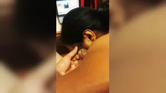 Desi Aunty On Her Knees Sucking Dick Like A Pro In Bedroom