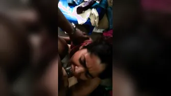 Tamil Aunty On Knees Sucking Dick Like A Pro In Bedroom Tonight