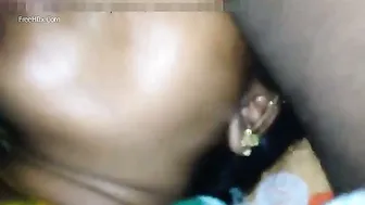 Desi Wife Giving Her Man A Sloppy Blowjob Before Work Session